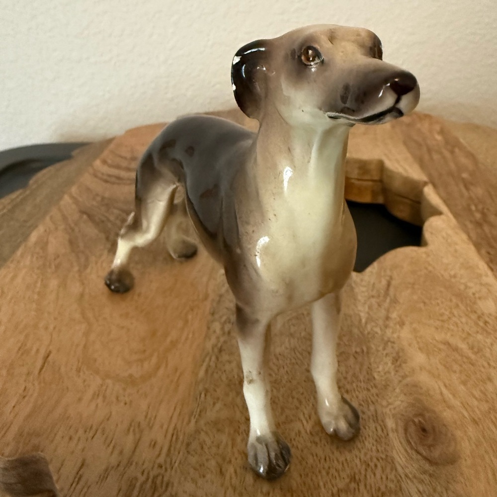 Vintage Elegant Brown and Tan Greyhound Collectible Figurine - Picture 5 of 6